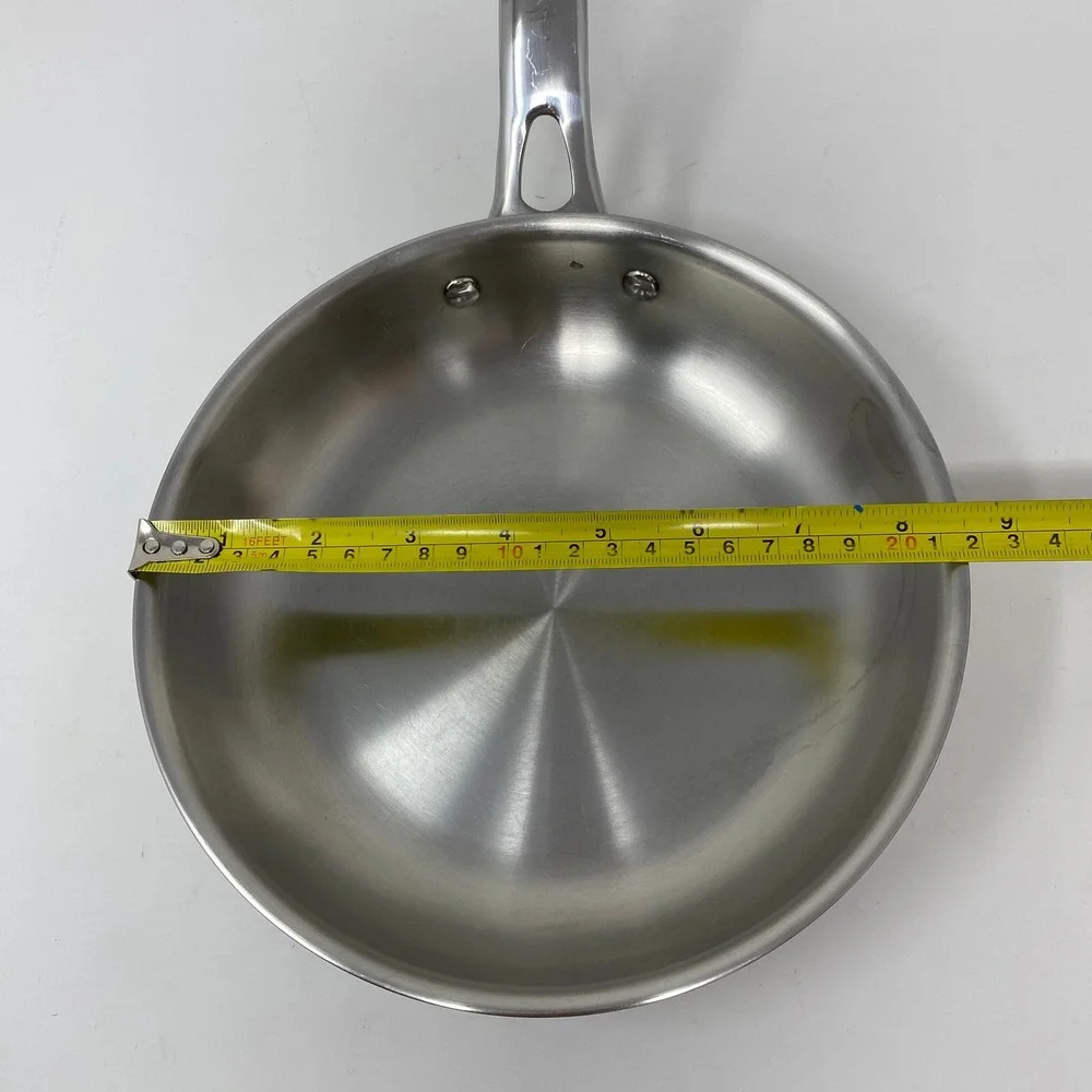 Tramontina 8 in Fry Pan Tri Ply Clad Premium Stainless Skillet Lid 66836/203
